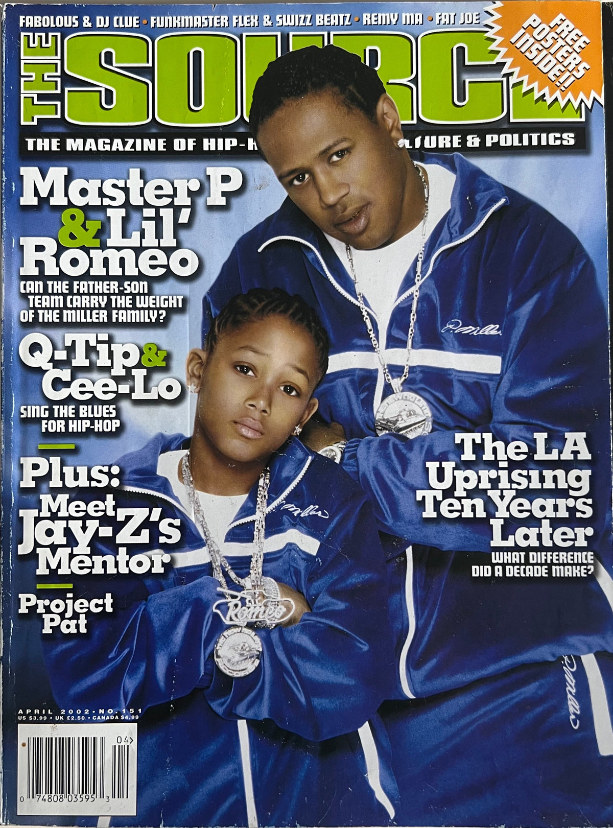 The Source Magazine - April 2002 (Master P / Lil Romeo Cover, Q-Tip & Cee-Lo)