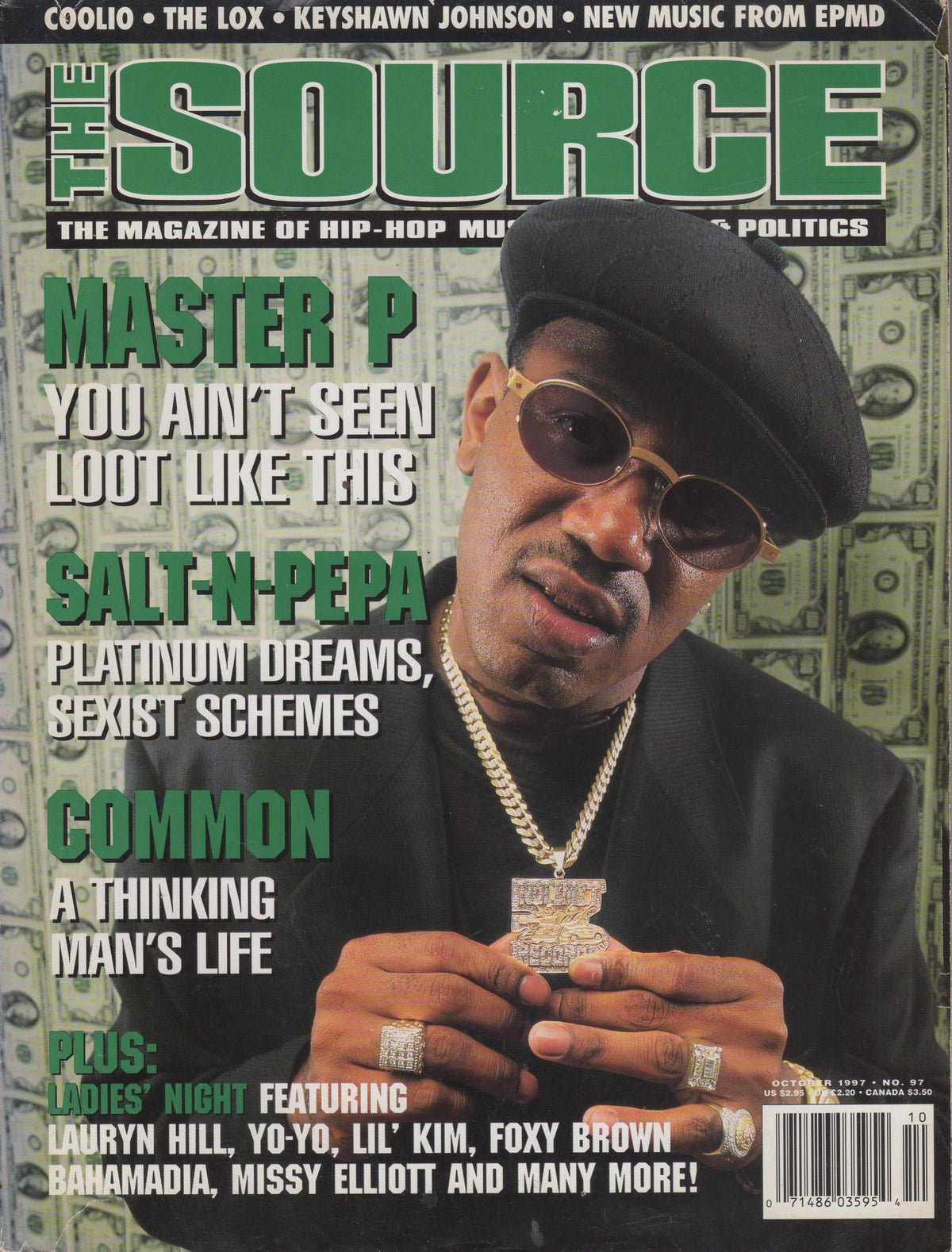 The Source Magazine – October 1997 (Master P Cover, Issue No. 97)