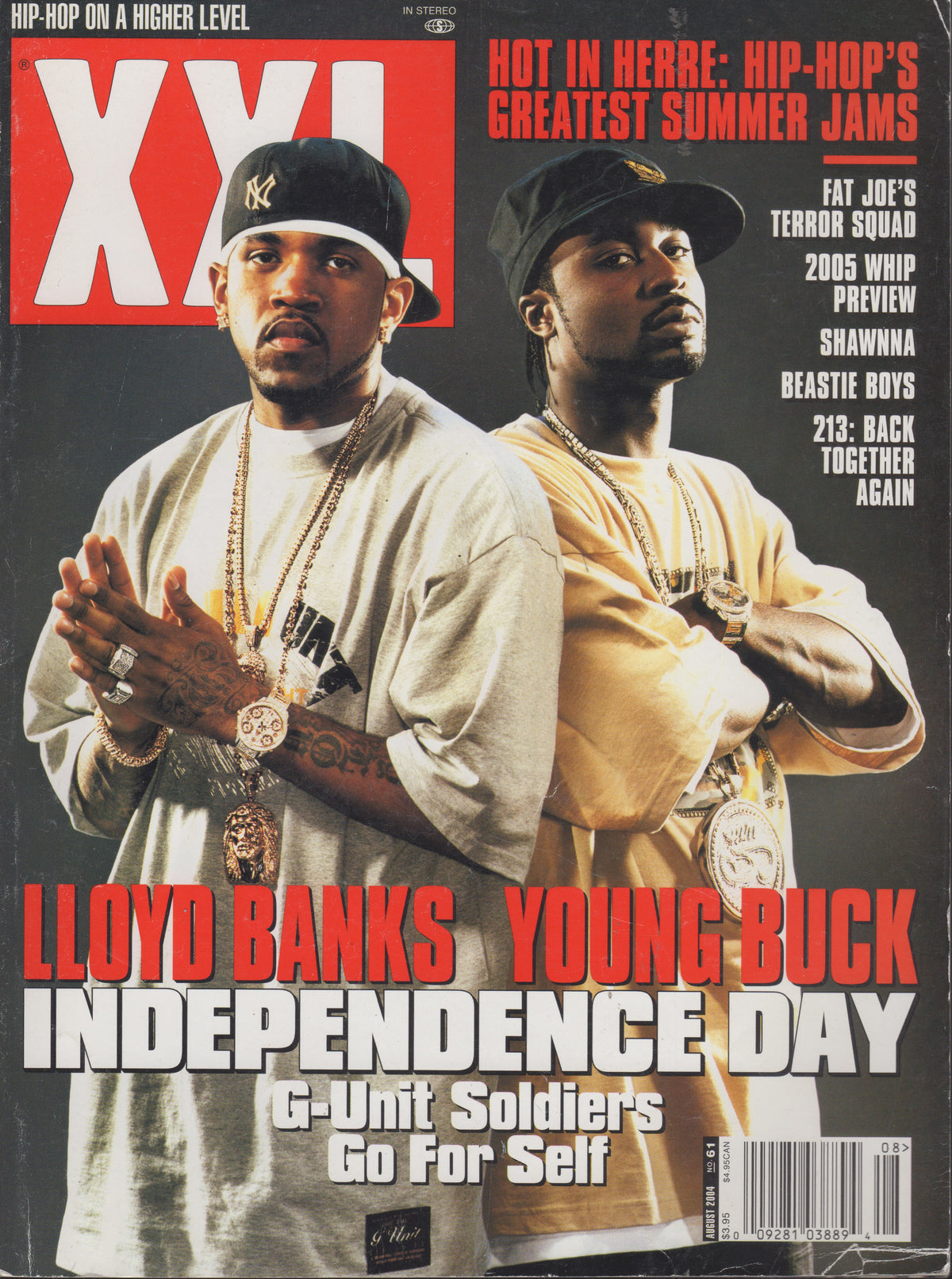 XXL Magazine – August 2004 (Lloyd Banks & Young Buck Cover, Issue No. 61)