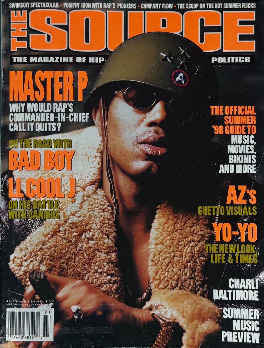 The Source Magazine - July 1998 (Master P Cover, LL Cool J, Charli Baltimore)