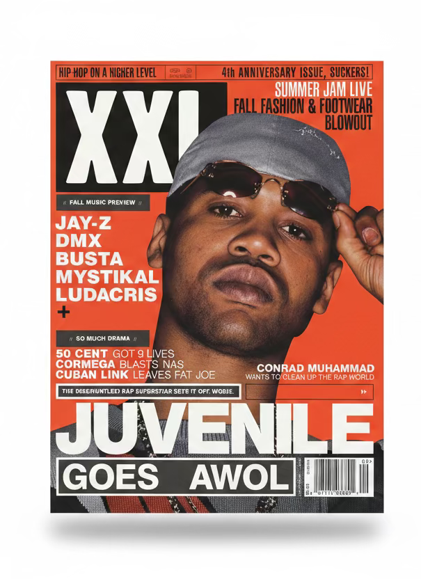 XXL Magazine - September 2001 (Juvenile Cover, Juvenile Goes AWOL, Jay-Z, DMX, Mystikal)