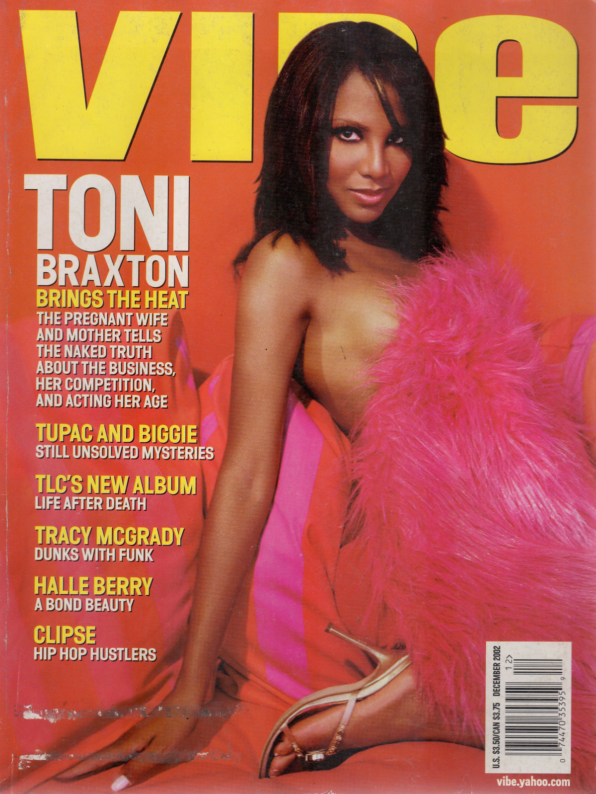 Vibe Magazine – December 2002 (Tony Braxton Cover - Bring The Heat, Tupac & Biggie, Tracy McGrady)