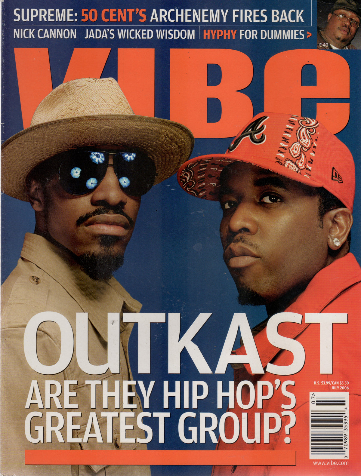 Vibe Magazine - July 2006 (OutKast Cover - Are They Hip Hops Greatest Group?)