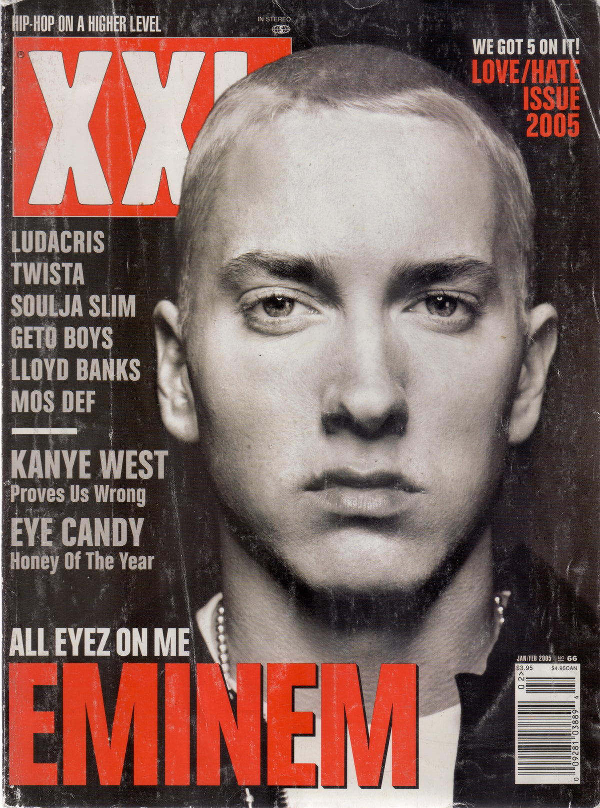 XXL Magazine - January/February 2005 (Eminem Cover, Kanye West, Ludacris, Soulja Slim)