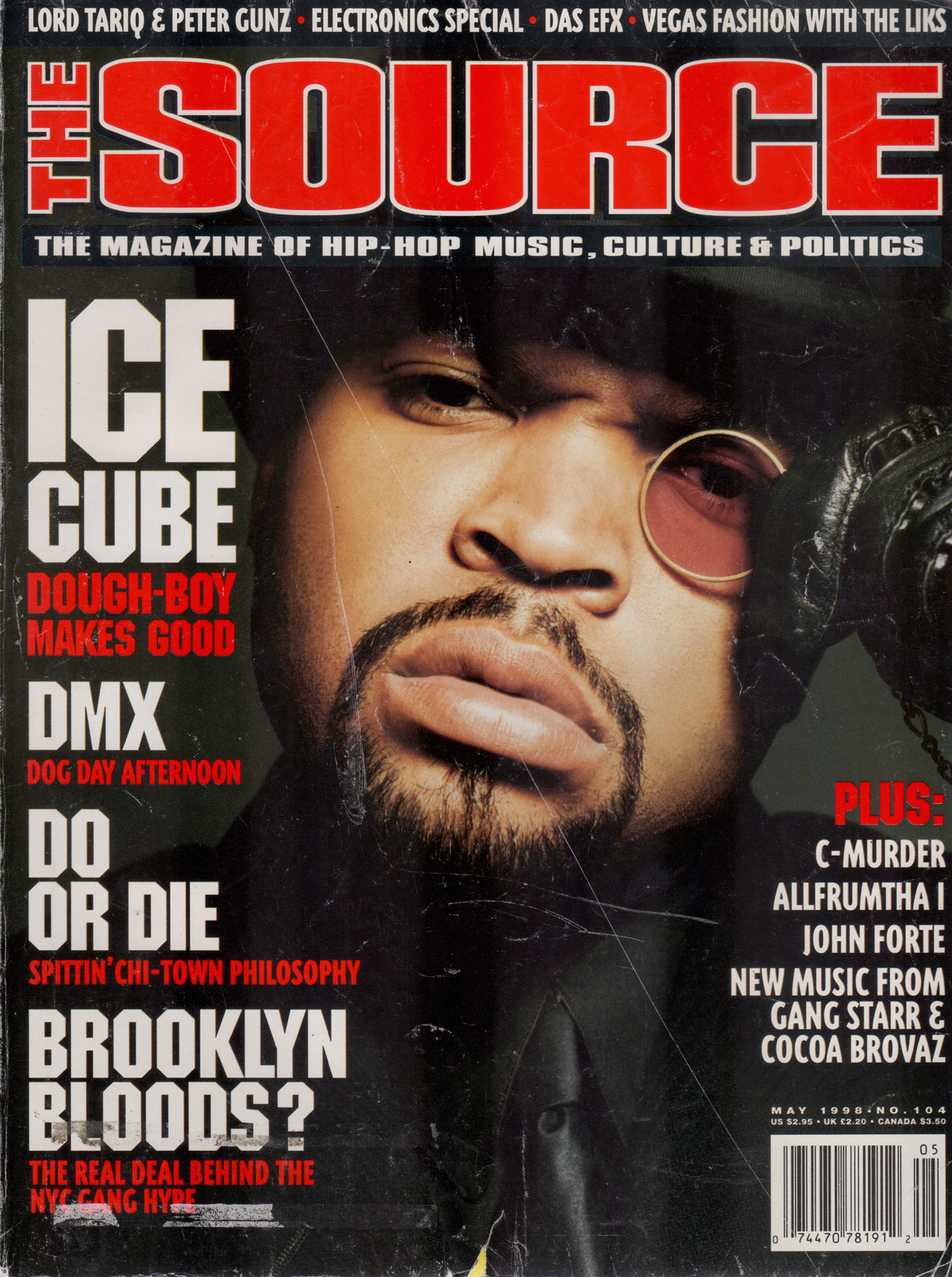 The Source Magazine – May 1998 (Ice Cube & DMX Cover, Issue No. 104)