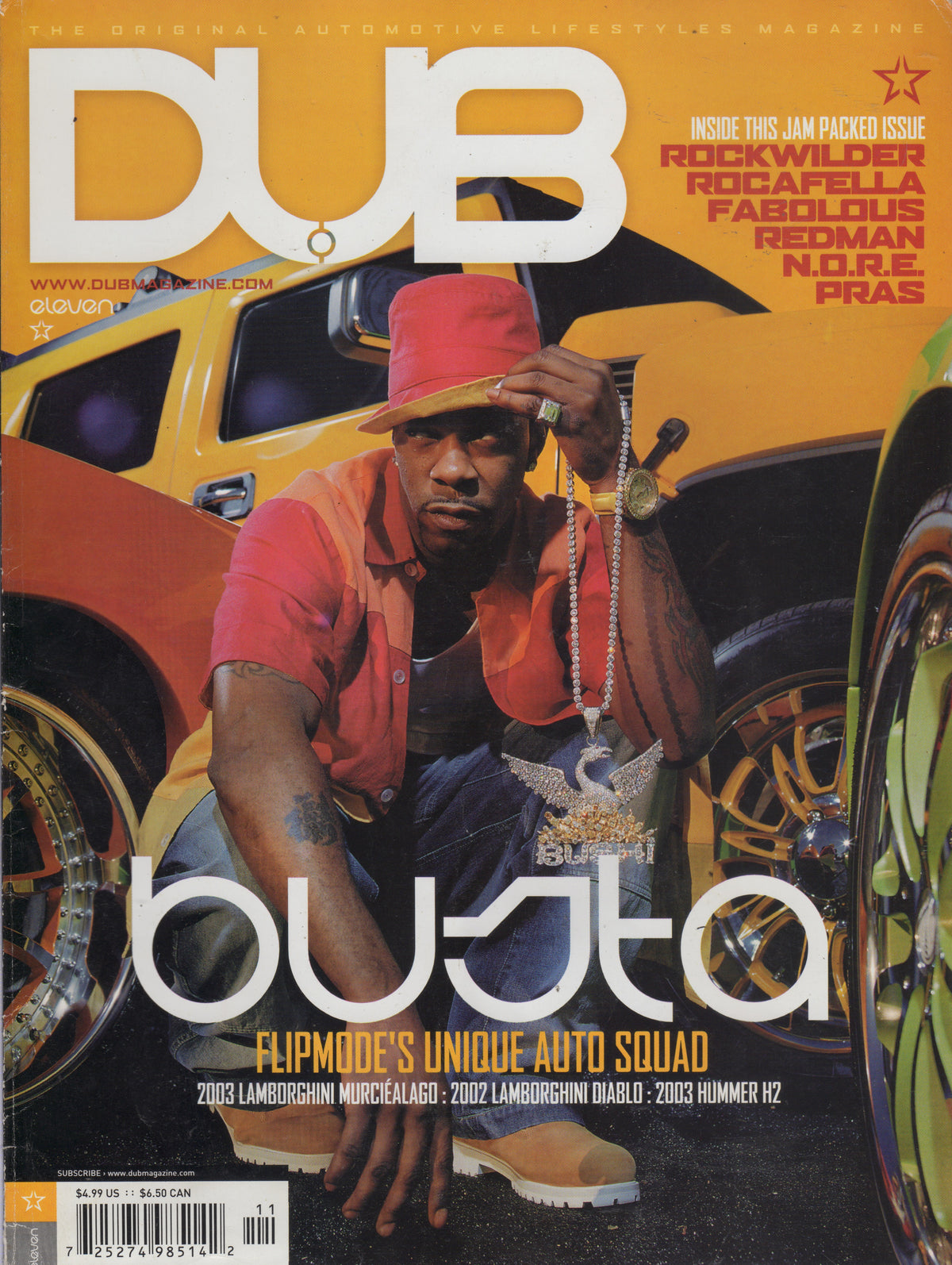 Dub Magazine - Issue 11 (Busta Rhymes Cover, Rockwilder, Redman)