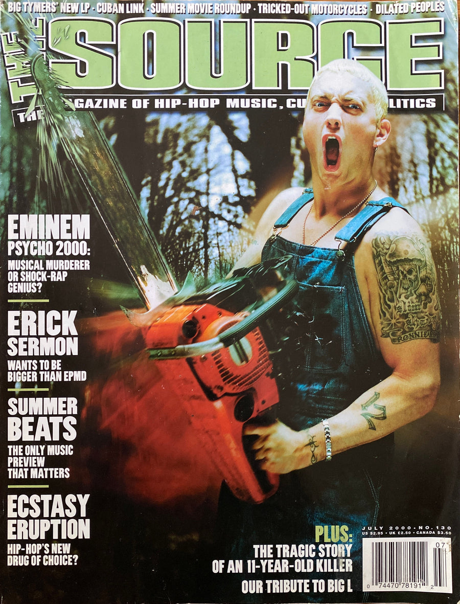 The Source Magazine - July 2000 (Eminem Cover, Physco 2000, Erick Sermon)