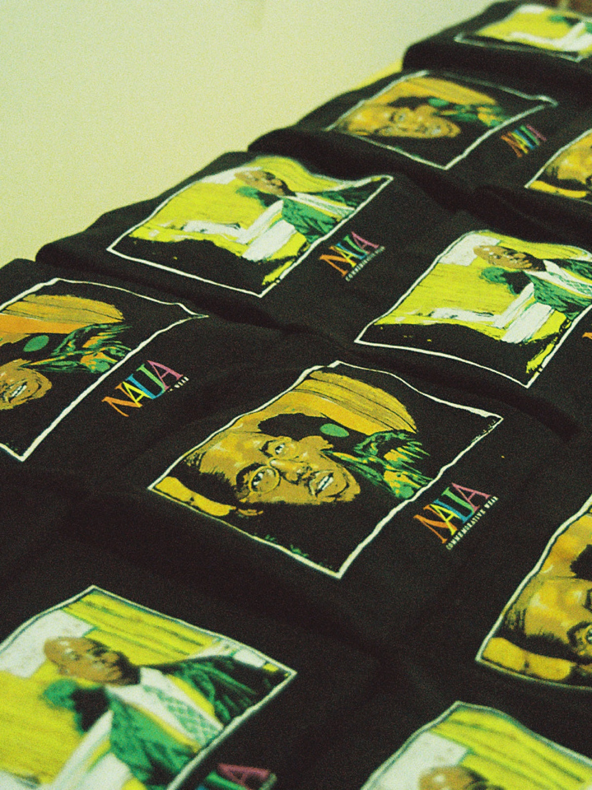 Nalia merchandise displayed at the Belly 25th Anniversary event