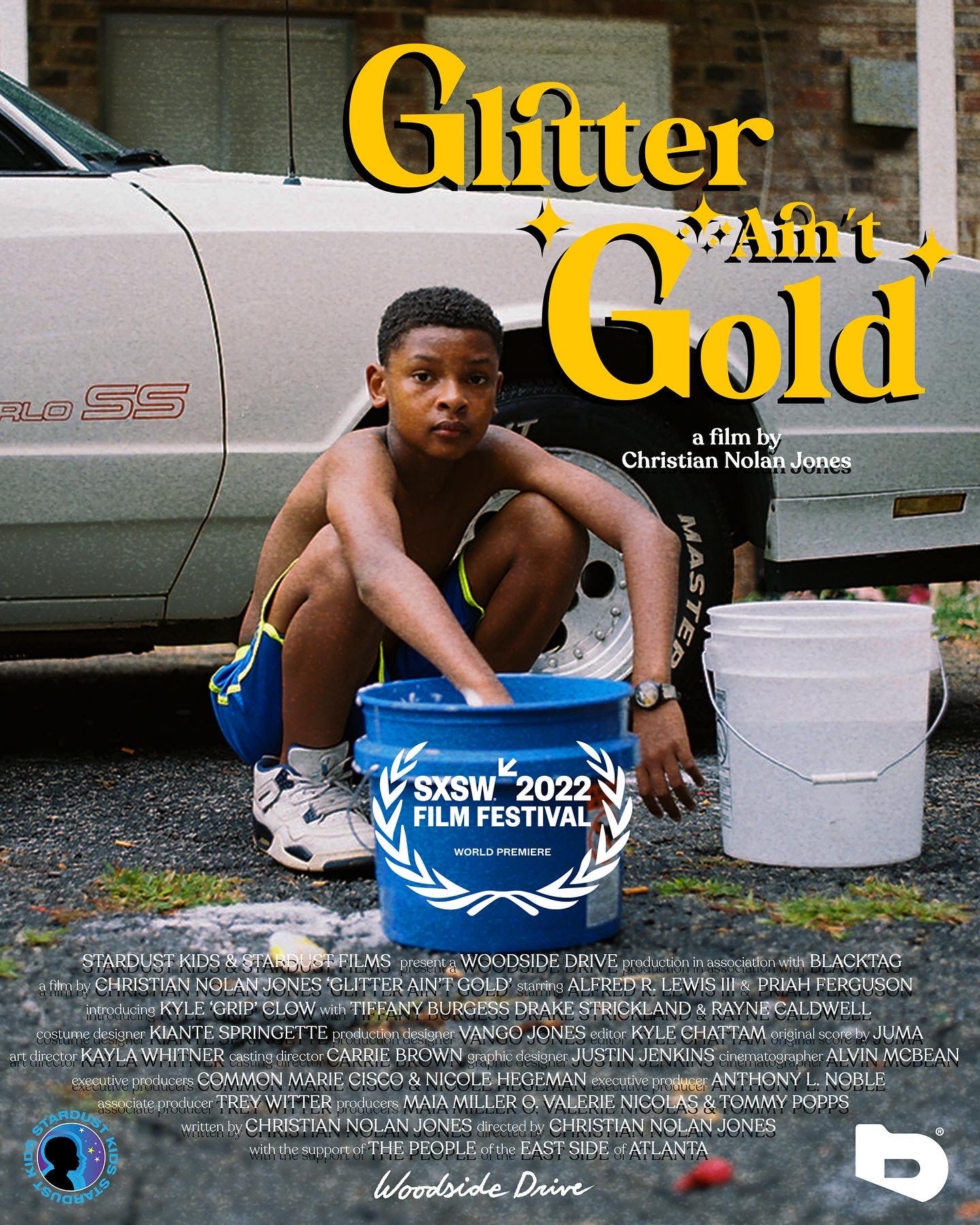 Glitter Ain't Gold SXSW 2022 film poster featuring a 1985 Monte Carlo